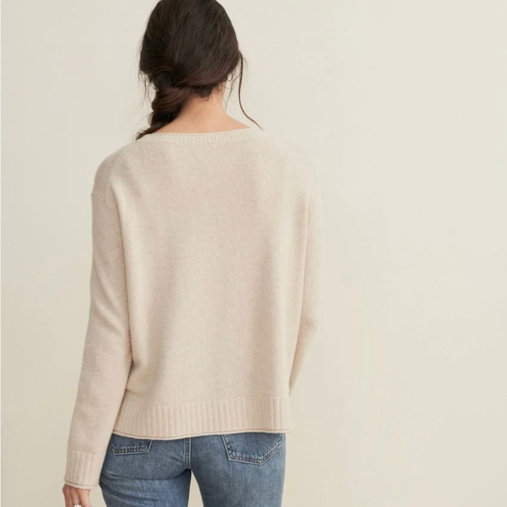 Jenni Kayne Everyday Sweater, Oatmeal XS - Picture 3 of 7